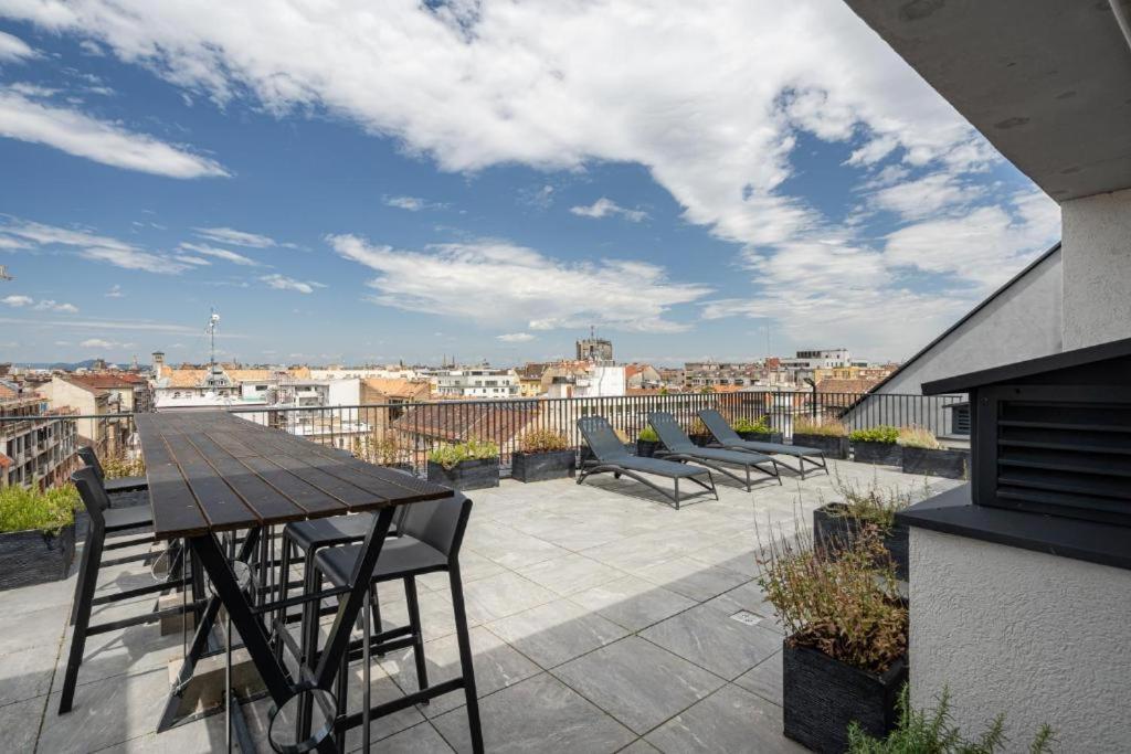 New Blue Danube Apartment With Balcony And Parking Budapeşte Dış mekan fotoğraf